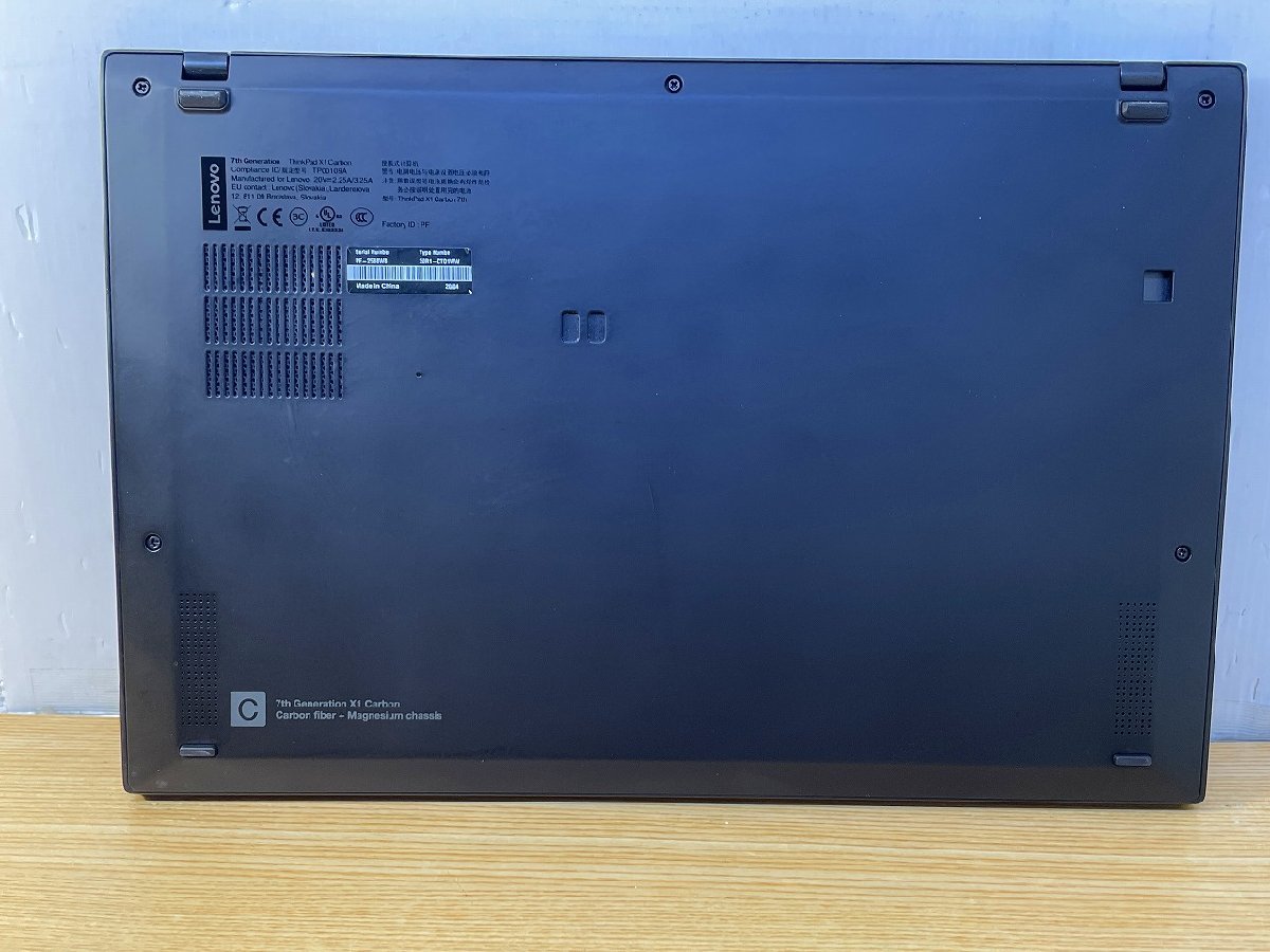 第10世代】Lenovo ThinkPad X1 Carbon Gen 7 Core i5-10210U(最大4.2