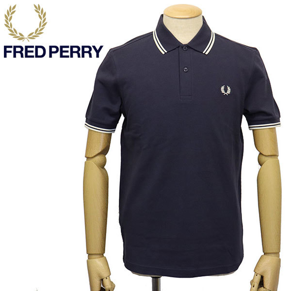 FRED PERRY (フレッドペリー) M3600 TWIN TIPPED FRED PERRY SHIRT ティップライン ポ - 0