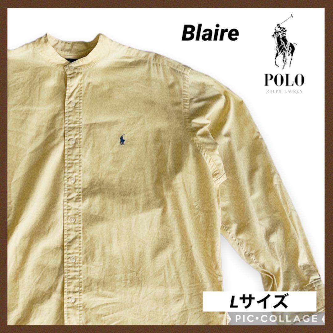 【代引可】 ボタンシャツ 柄シャツ 長袖 メンズ 古着 blaire 長袖シャツ スタンドカラー 90s ラルフローレン 海外L ビッグシルエット オーバーサイズ XLサイズ以上 【代引可】 ボタンシャツ 柄シャツ 長袖 メンズ 古着 blaire 長袖シャツ スタンドカラー 90s ラルフローレン 海外L ビッグシルエット オーバーサイズ XLサイズ以上