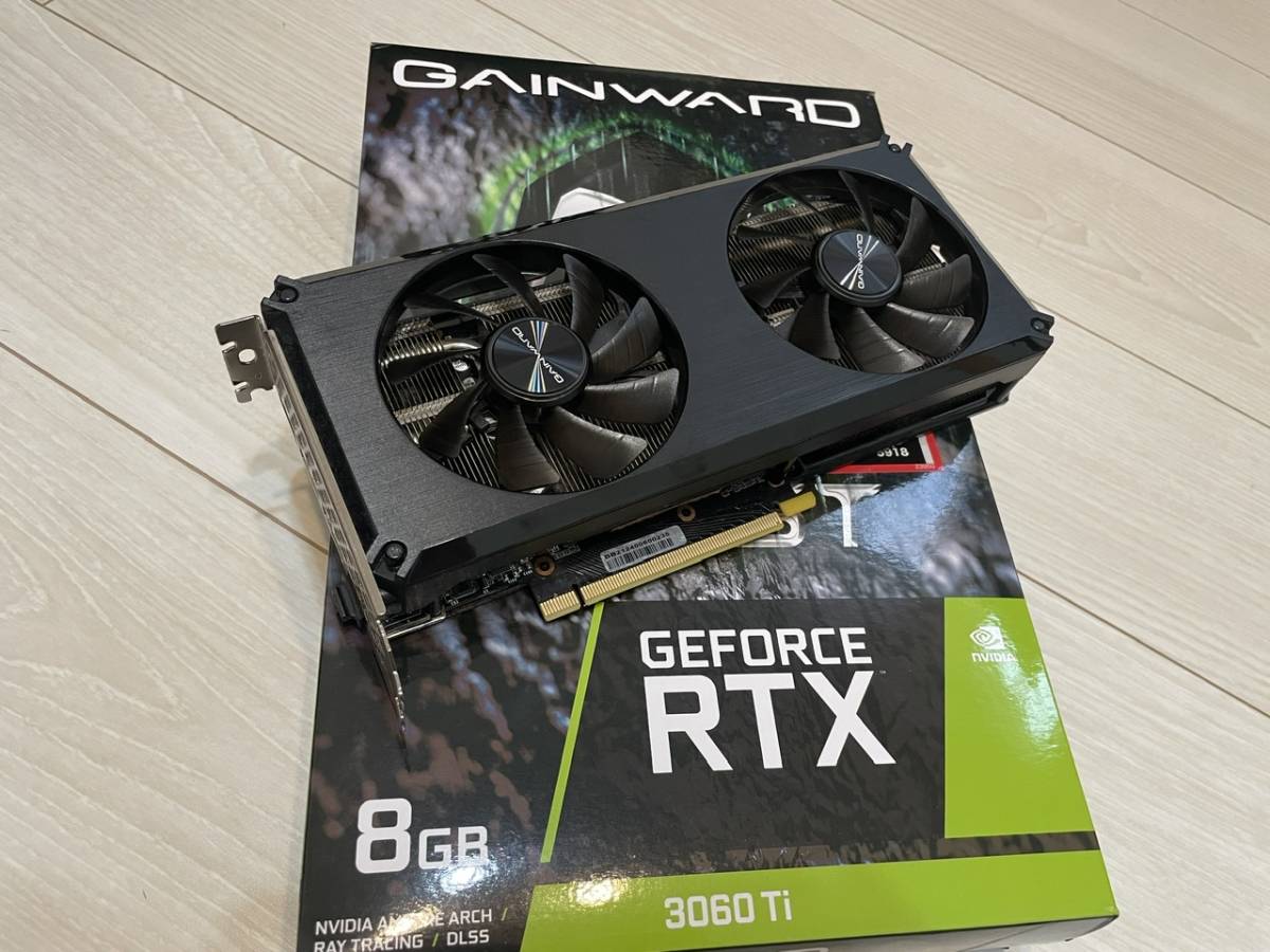 GAINWARD RTX3060Ti 8GB 非LHR non-LHR GHOST 1円スタート
