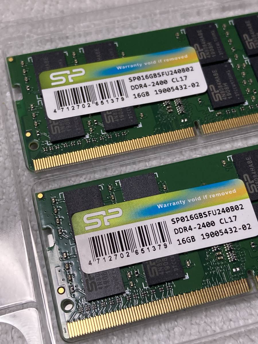 好評 SP ノートPC用メモリ 32GB 16GBx2 DDR4-2400 kead.al