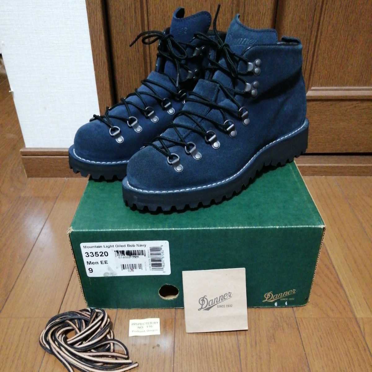 展示品 日焼け USA製 Danner 59,400円 33520 MOUNTAIN LIGHT OILED BOB
