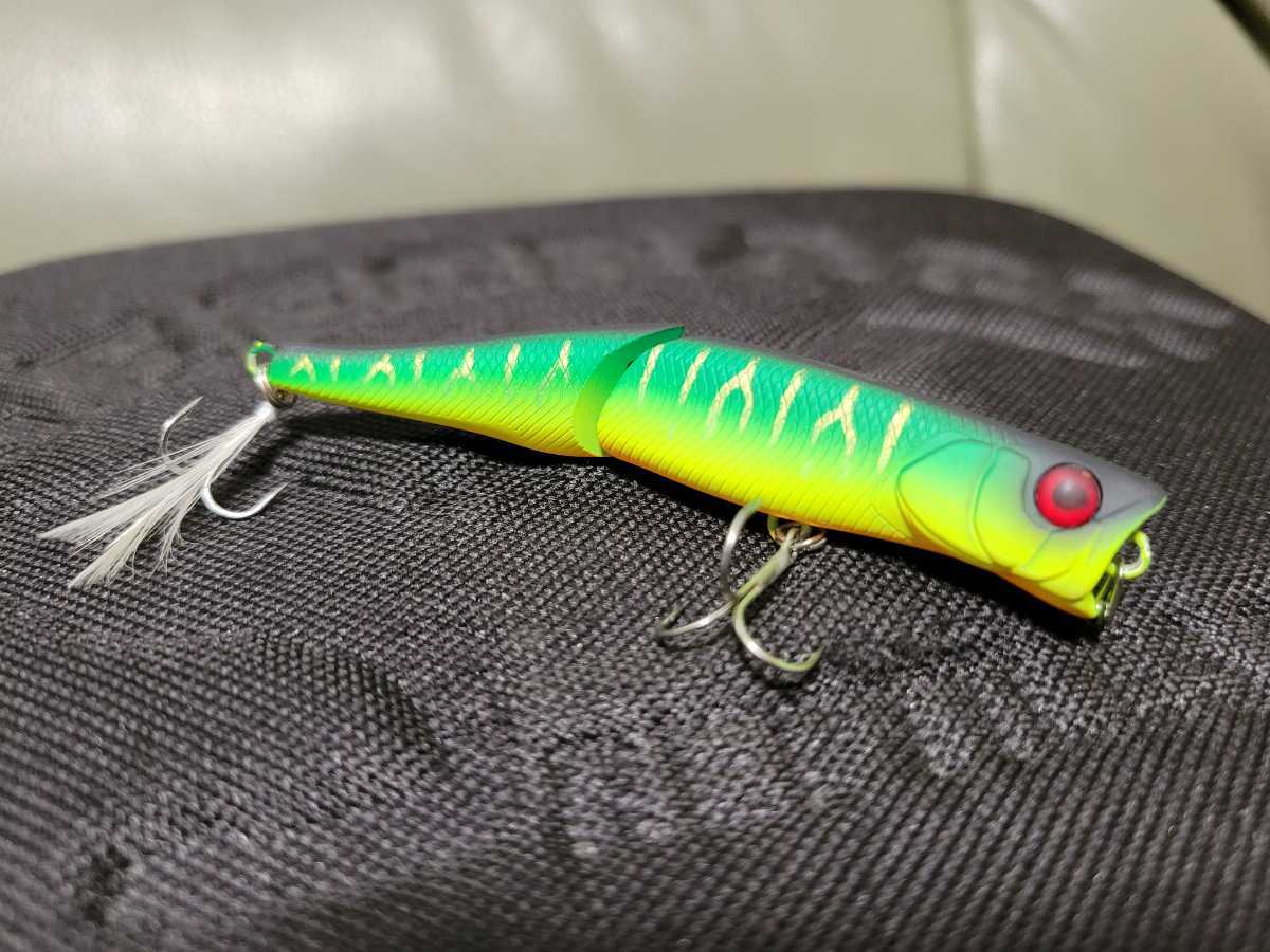 ★JACKALL★Boil Trigger 77 ジャッカル ボイルトリガー 77 マットタイガー 美中古品 Length 77mm Weight 5g Type Floating ポッパーの画像6