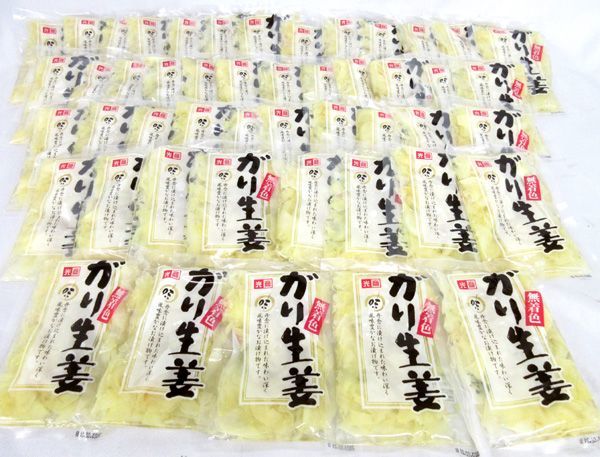 送料300円(税込)■cr456■光商 無着色 ガリ生姜(120g) 48点【シンオク】_画像1