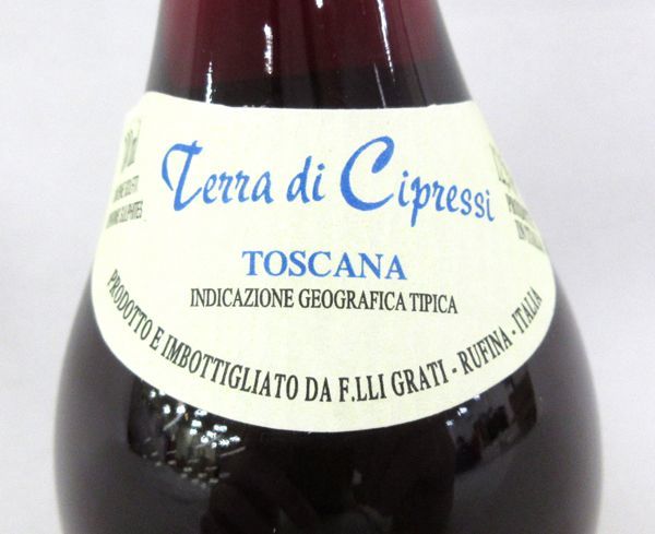 送料300円(税込)■dy083■赤ワイン F.LLI GRATI Terra di Cipressi イタリア/トスカーナ産　12本【シンオク】_画像2