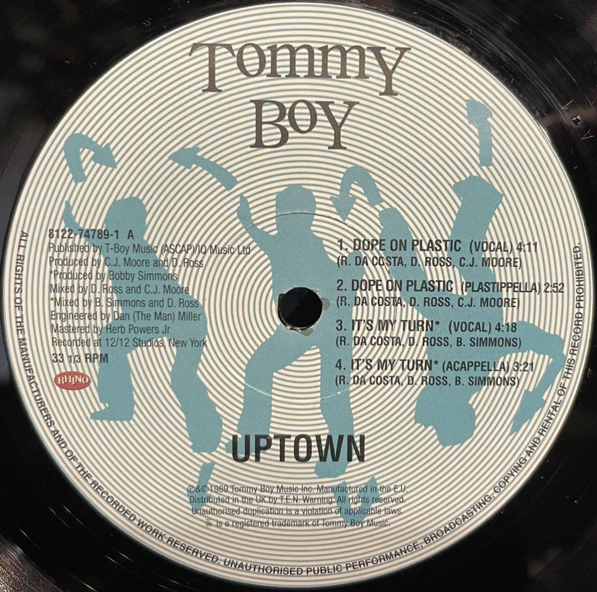 【UK盤/HipHop/12inch】Uptown Dope On Plastic / It's My Turn / 試聴検品済_画像2