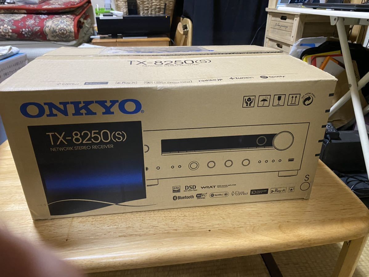 ONKYO オンキヨー　ハイレゾ・Wi-Fi＆Bluetooth対応ネットワークステレオレシーバーアンプ　TX-8250(S)【美品動作品】_画像9