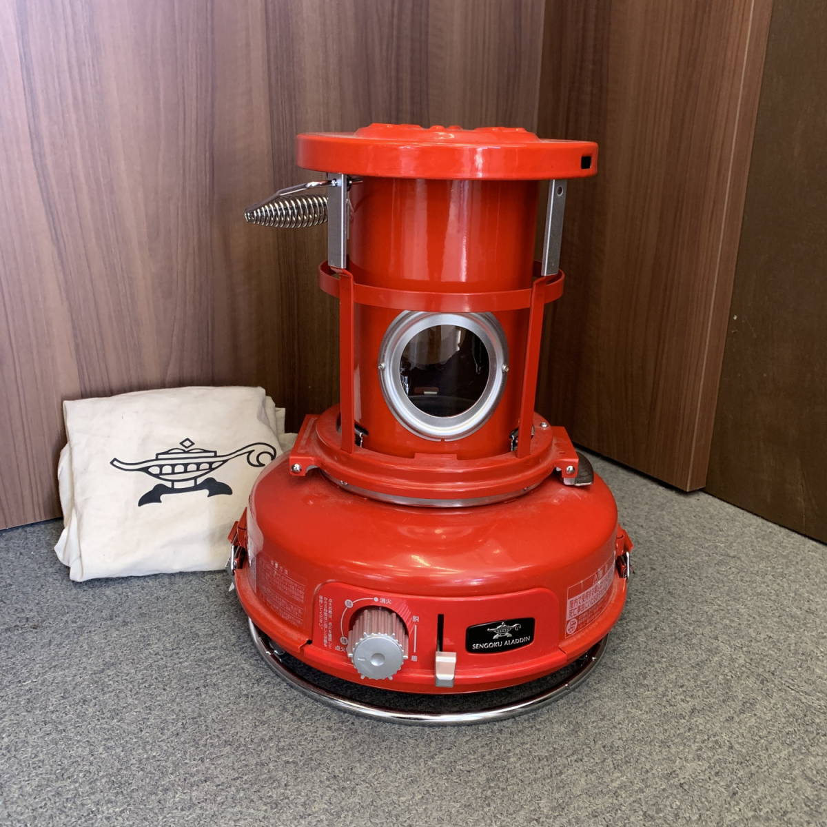 【中古】センゴクアラジン SENGOKU ALADDIN ポータブルガスストーブ R レッド SAG-BF02A(I0819_4)