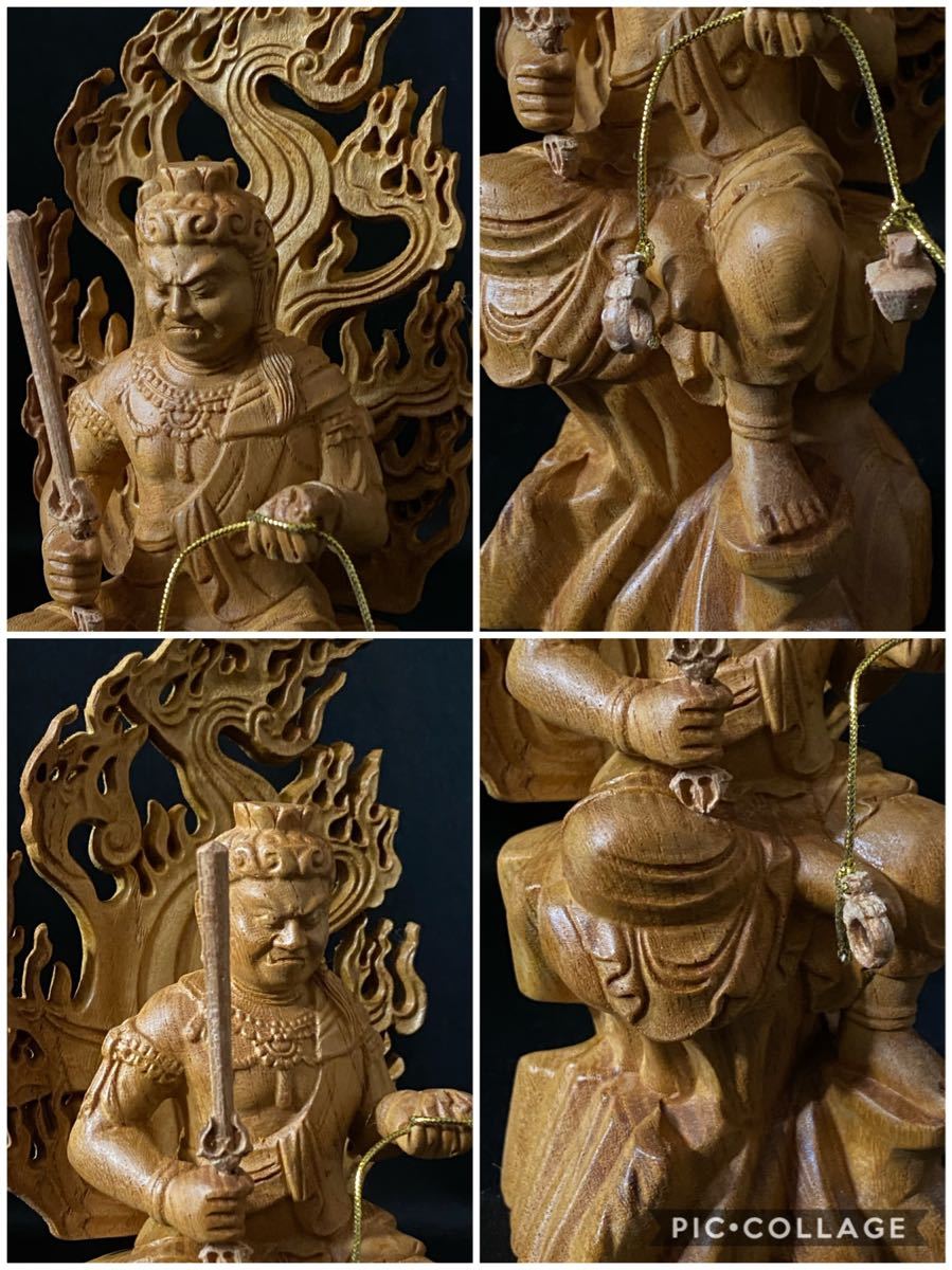 井波彫刻 一刀彫り 仏教工芸品 総ケヤキ材 精密彫刻 仏師で仕上げ品