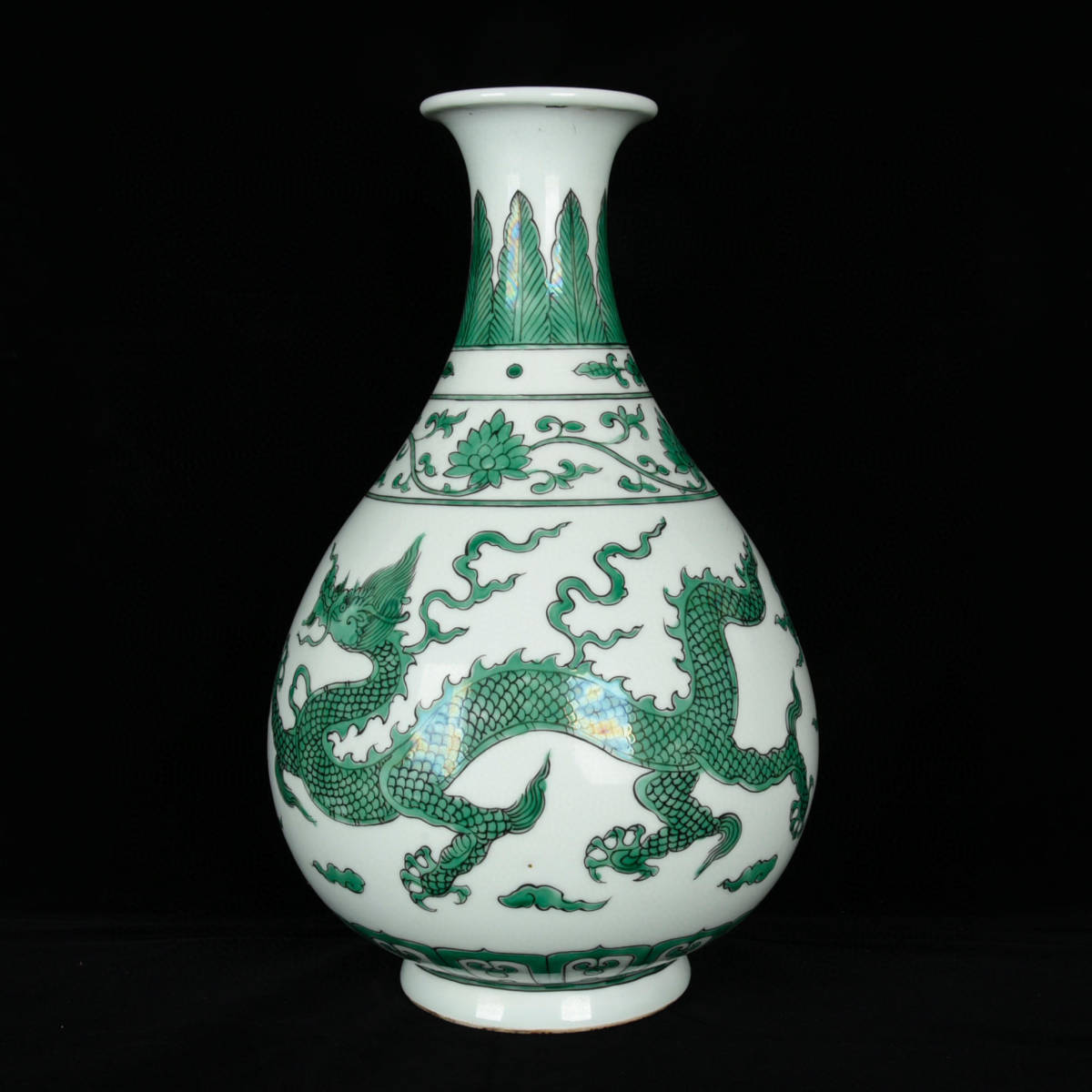 NEW限定品 ヤフオク! - 『明・宣德年製款・古陶瓷品・綠彩雲龍紋