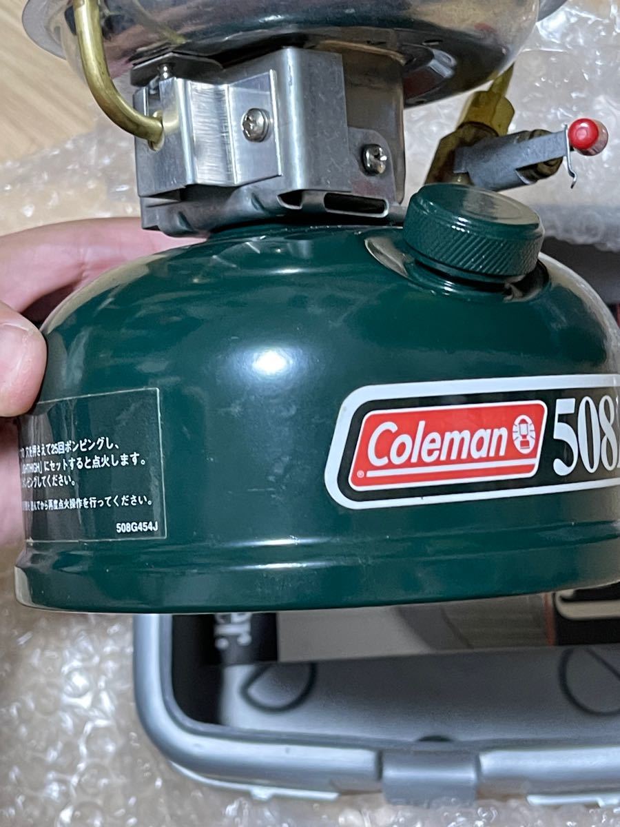 508A coleman 96年3月製 点火確認済 シングルバーナー