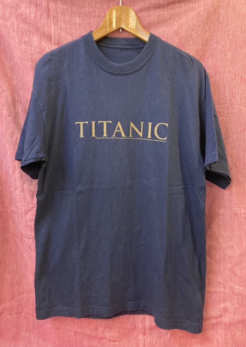 ヴィンテージ 90s タイタニック TITANIC 97年製 プロモーション用 非売品 映画 Tシャツ レオナルド・ディカプリオ Leonardo DiCaprio_画像1