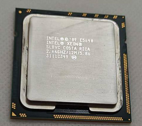 1円スタート　24時間以内発送　インテル Intel XEON プロセッサー E5640 12M キャッシュ 2.66 GHz ジャンク品　サーバー_画像1