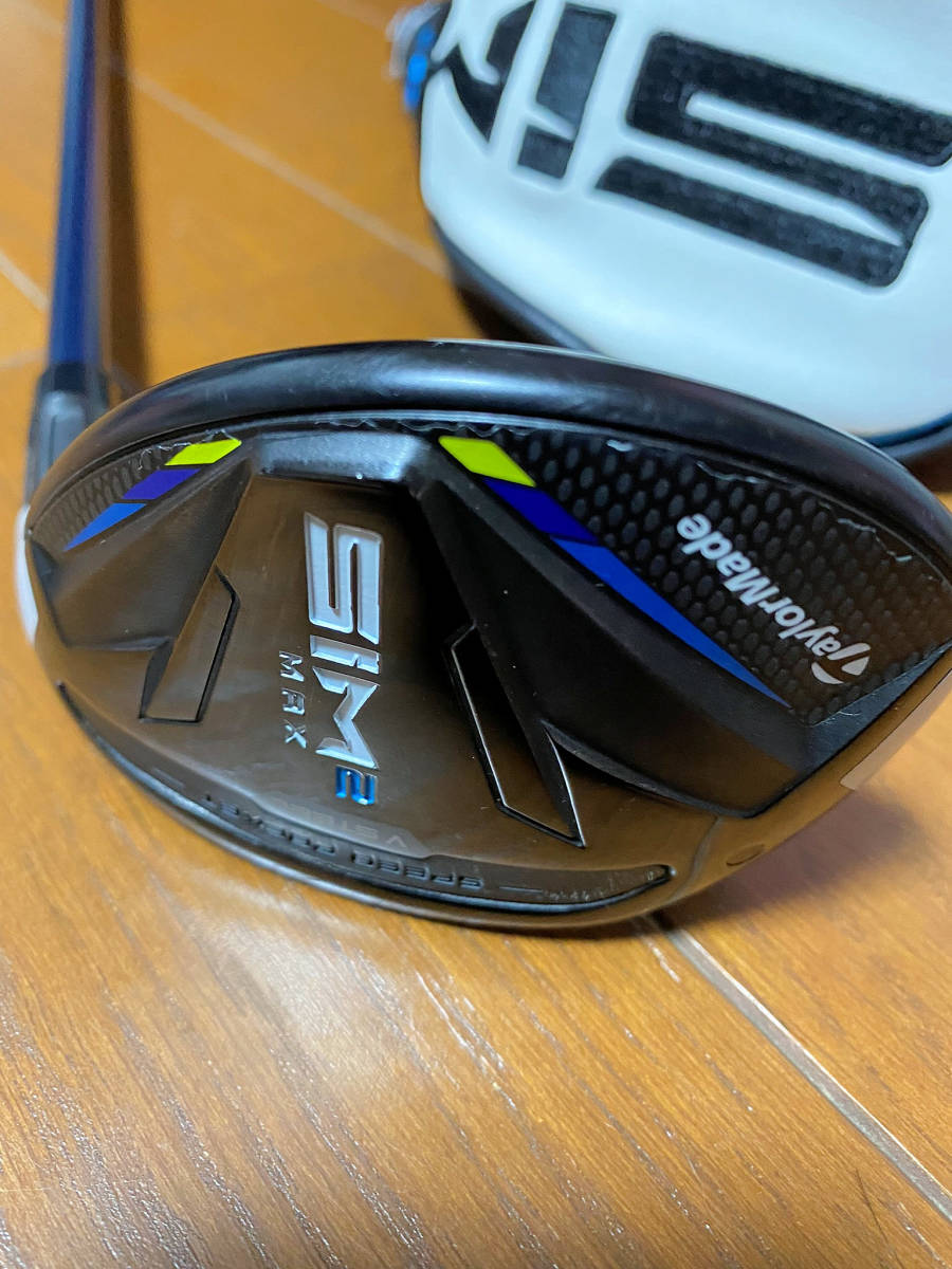 ☆TaylorMade　SIM2 MAX　レスキュー　シャフト　S　TENSEI BLUE TM60 ('21)　テーラーメイド　１円スタート　売切☆_画像1