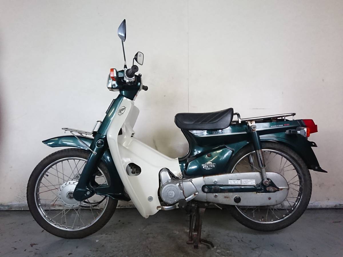 【HONDA Super Cub 50 CUSTOM スーパーカブ50 カスタム C50】始動確認済 書類付 C50CMX キャブレター セル付 ４速 12V【埼玉/熊谷】K474の画像5