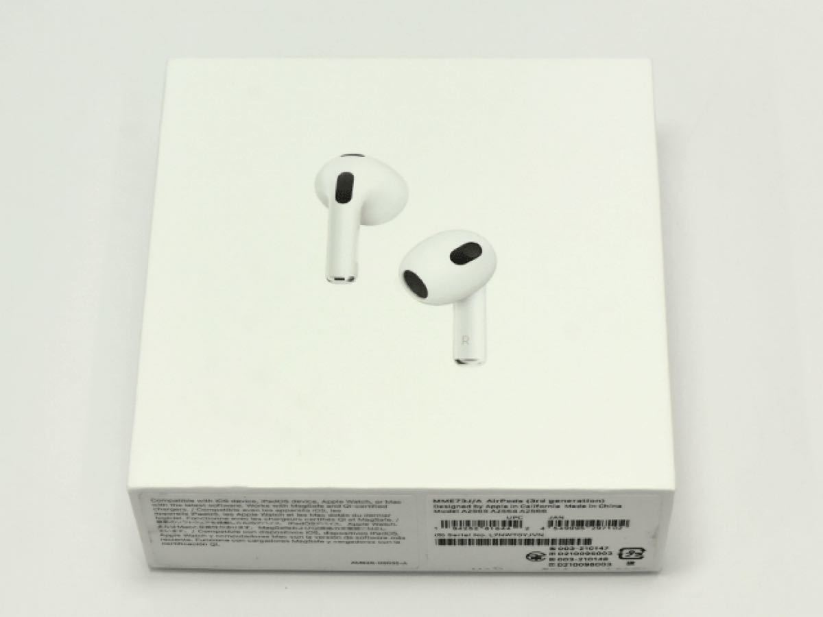 PayPayフリマ｜中古 アップル Airpods 第3世代 MME73J/A