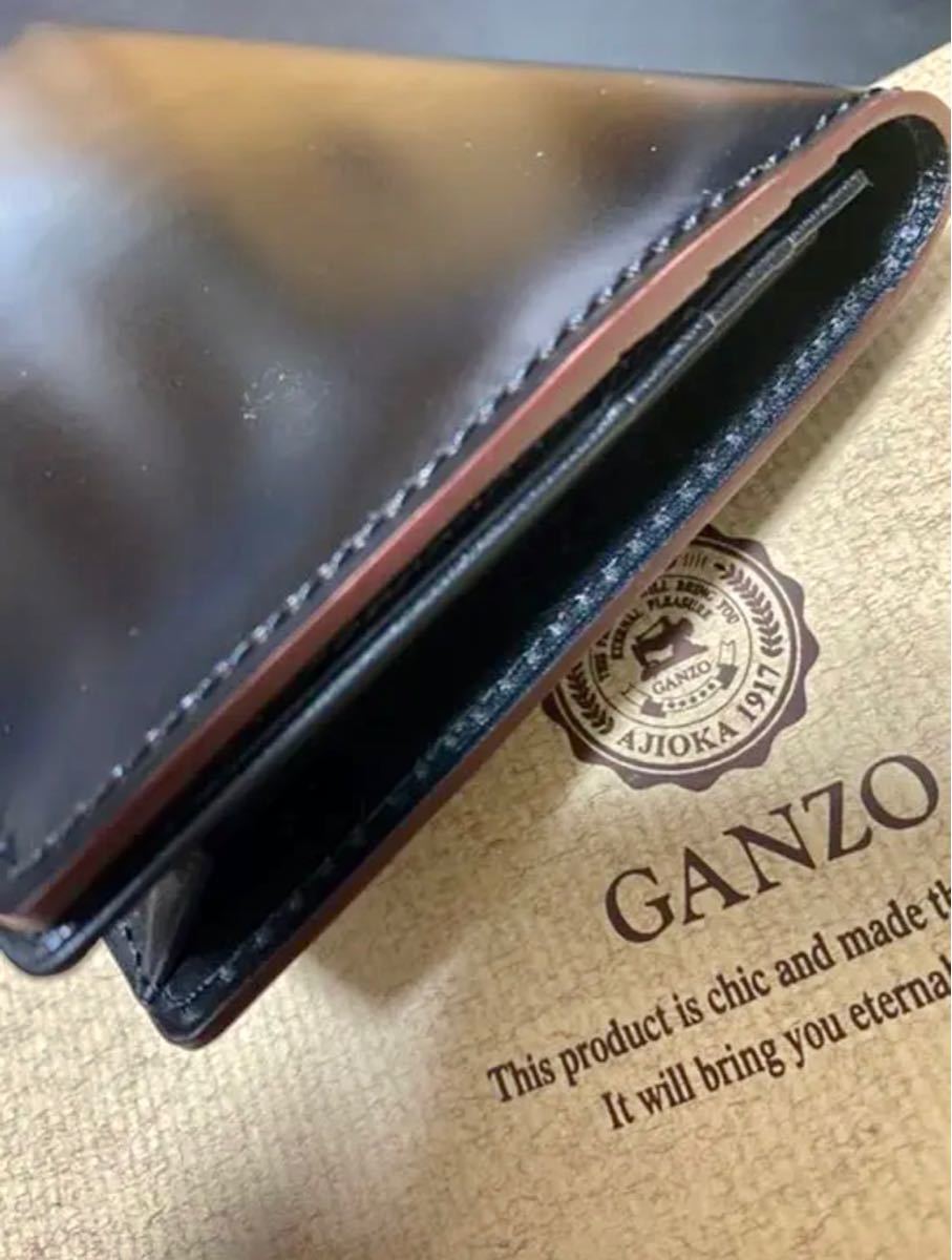 GANZO コードバン マチあり長財布 札入れ ガンゾ 伊勢丹別注