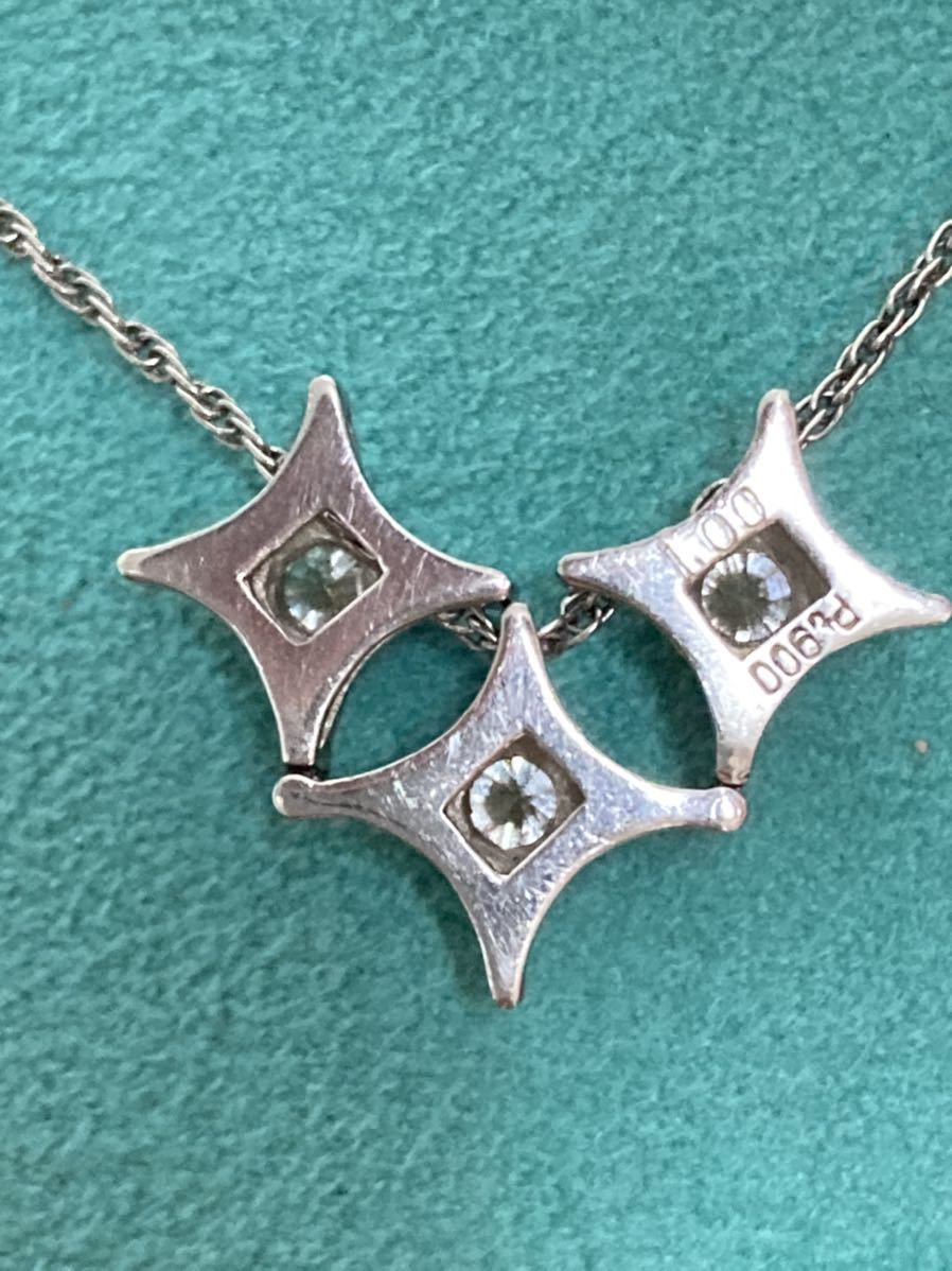 ン獲 美品 ダイヤモンド 1ct プラチナ Pt900 Pt850 ネックレス - www