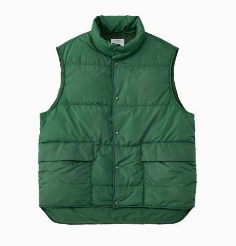 2022AW visvim WALKER DOWN VEST GREEN　サイズ2　新品_画像1