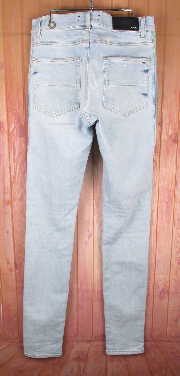 LYP15098 AMIRI アミリ サイドジップ ジーンズ デニムパンツ ダメージ
