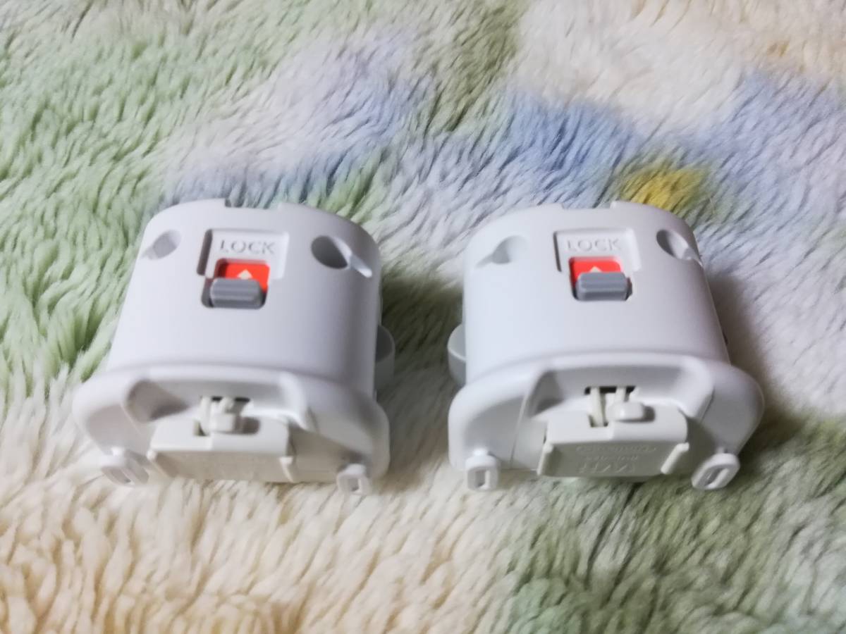Wiiモーションプラス センサーアダプター ２個セット シリコンカバー 白２個 RVL-026_画像8