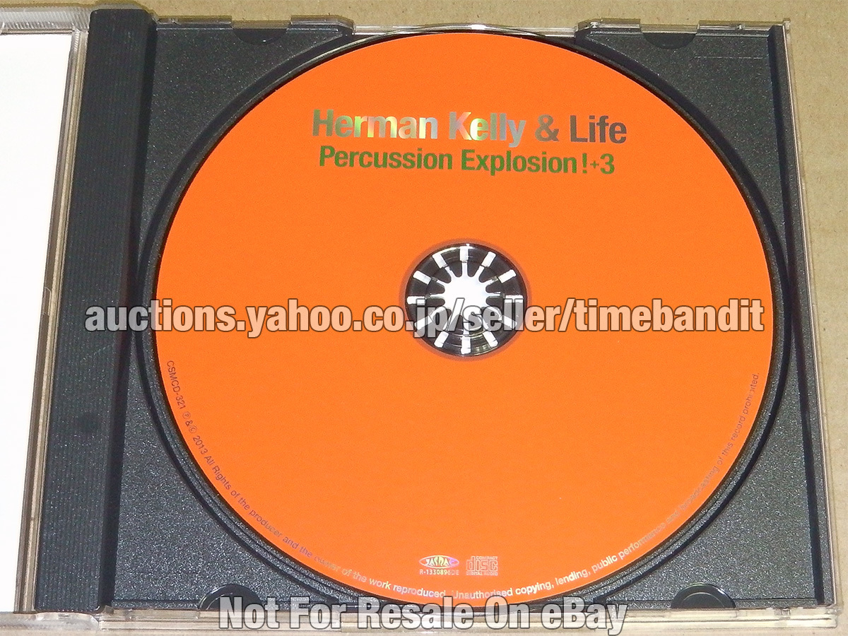 中古日本盤CD Bonus +3 Japan Herman Kelly & Life Percussion Explosion! [R2013][CSMCD-321] Dance To The Drummer's Beat T.K. Disco TK