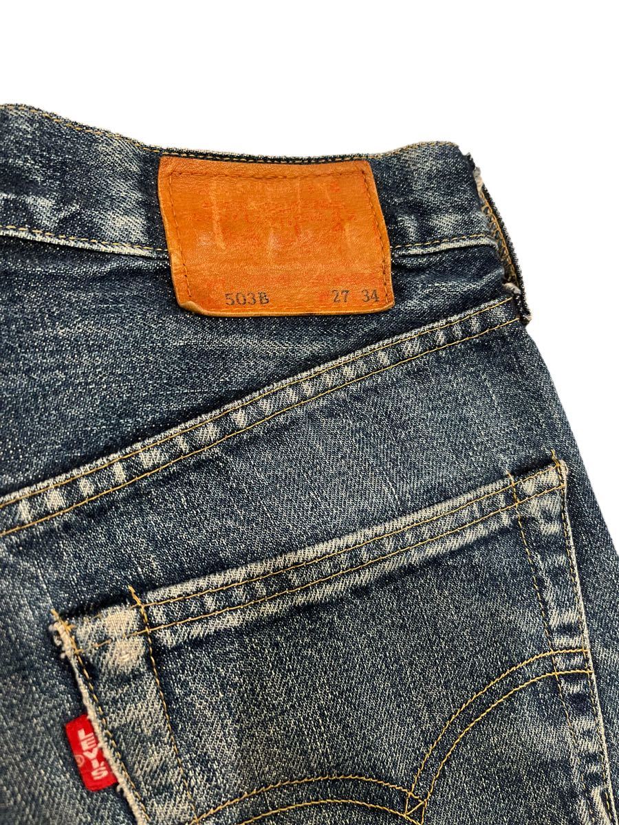 Levi's 503B XX ビッグE 復刻 赤耳 w31 l34 - デニム