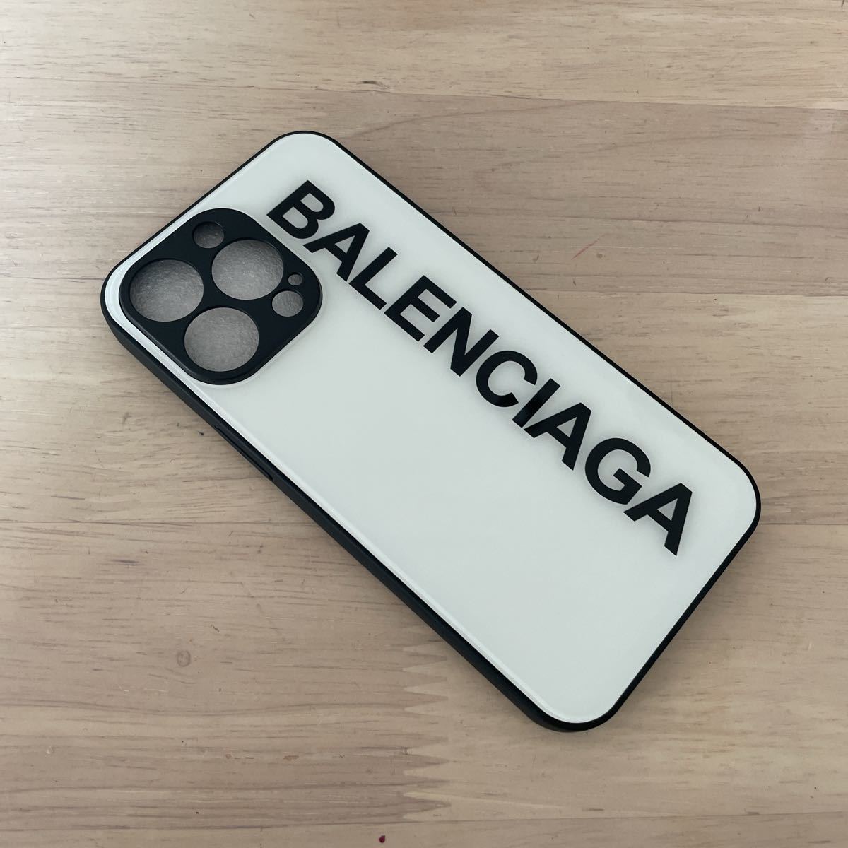 【ラスト1点】iPhone13proケース スマホケース BALENCIAGA バレンシアガ ホワイト