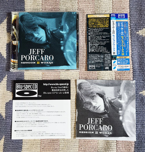 CD　ジェフ・ポーカロ セッション・ワークスII　Jeff Porcaro　正規国内盤　Blu-spec CD　オビ・歌詞・対訳・解説付　ディスク良好_画像1