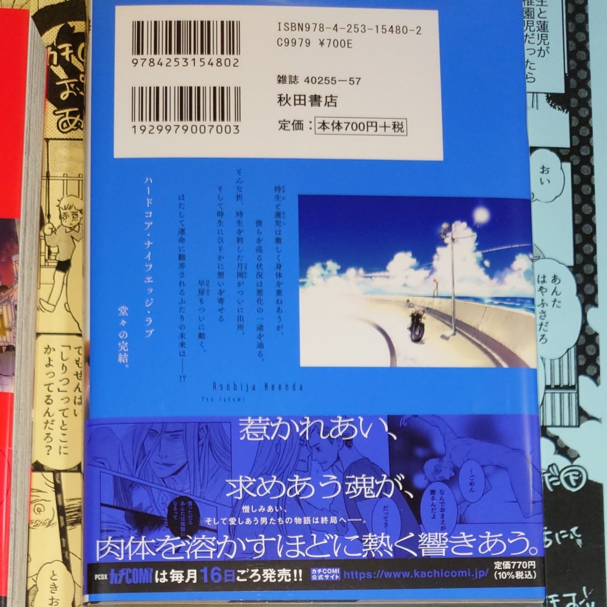 【遊びじゃねえんだ】上下巻 タクミユウ ペーパー各１枚・ホーリンラブブックスリーフレット付