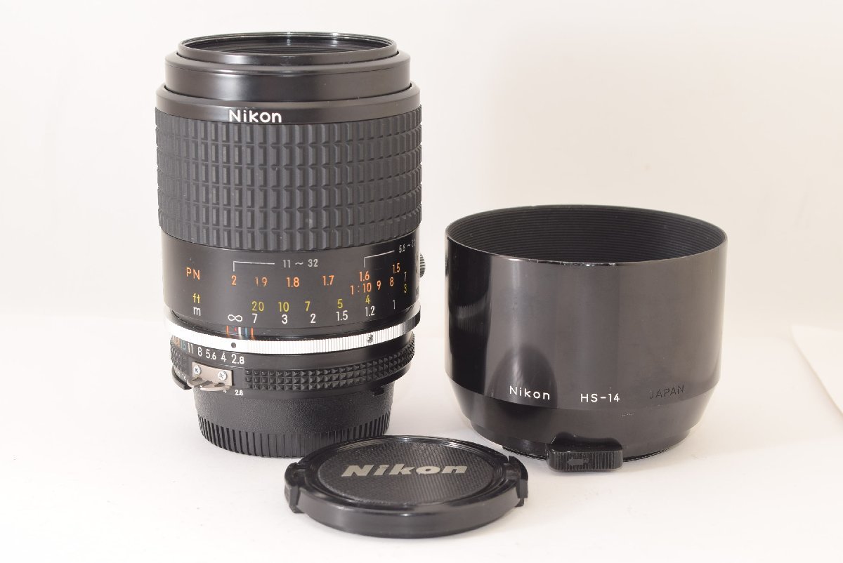 Nikon ニコン Ai-s Micro-NIKKOR 105mm F2.8 専用フード付き 2208115