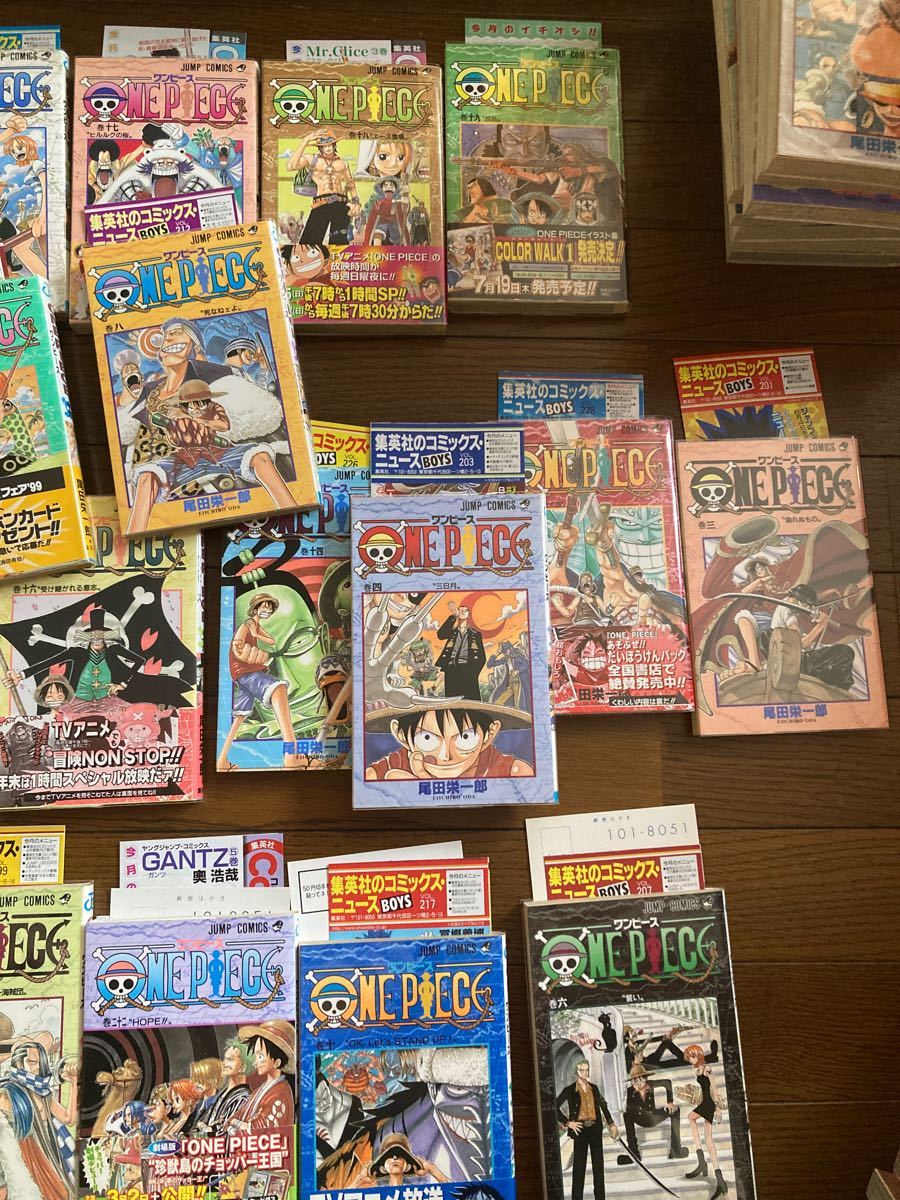 ONE PIECE 全巻セット ワンピース　103まで　初版　帯広告多少あり　送料込み