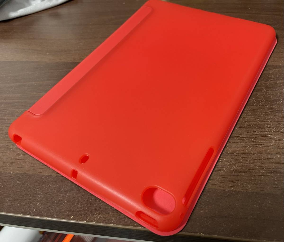 iPad mini5 用 ケース (赤) newモデル シリコン素材 ブラック アイパッド ミニ mini1 mini mini2 mini3 mini4も併用　_画像5