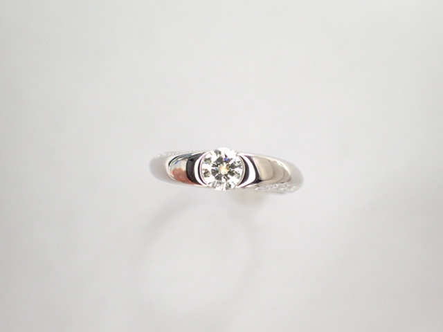 美品 タサキ 田崎真珠 Pt900 イエローダイヤ0.30ct リング 指輪-