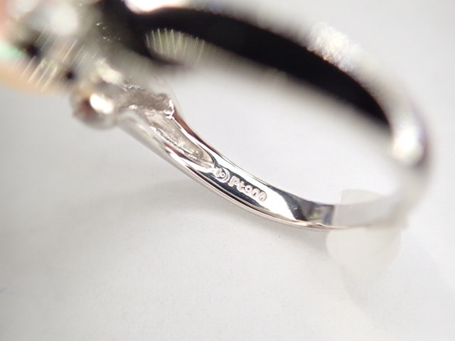 美品 タサキ 田崎真珠 Pt900 パール約8.9mm珠 ダイヤ計0.15ct デザイン