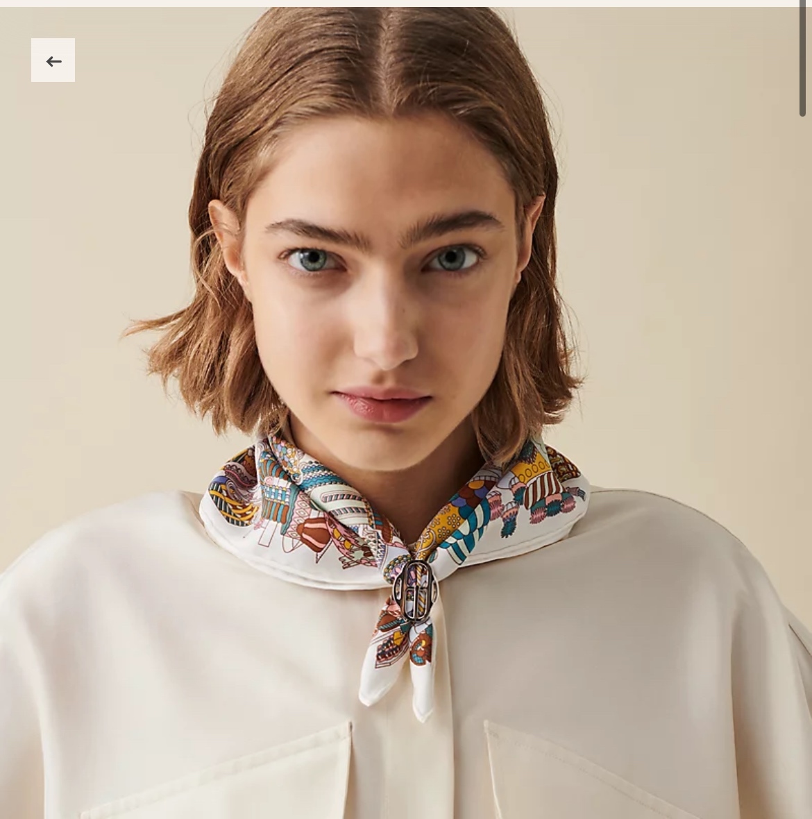 エルメス カヴロッシュ カレ45 スカーフ 2022 S/S ”パティスリー