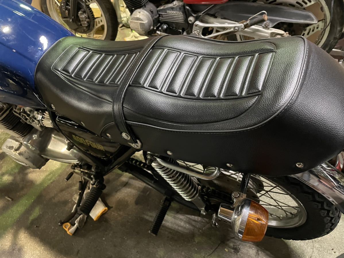 旧 CB400F ヨンフォア ダブルアンコ抜きシート タックロール 398 旧 CB400F ヨンフォア ダブルアンコ抜きシート タックロール 398