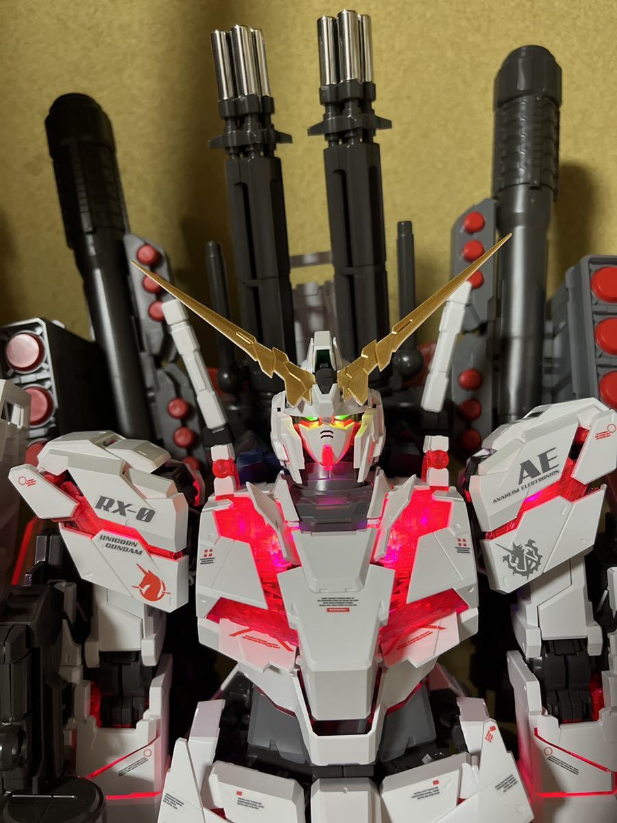 pg ユニコーンガンダム フルアーマー LEDユニット込ユニコーンガンダム