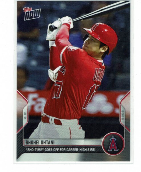 【大谷翔平】2022 MLB Topps Now Sho-Time Goes Off for Career-High 8 RBI #388_画像1