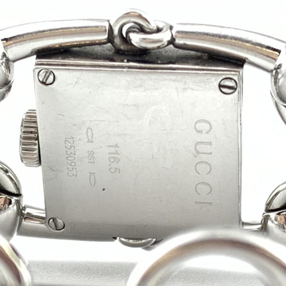 GUCCI グッチ 116.5 シニョーリア YA116307 ダイヤベゼル ステンレス