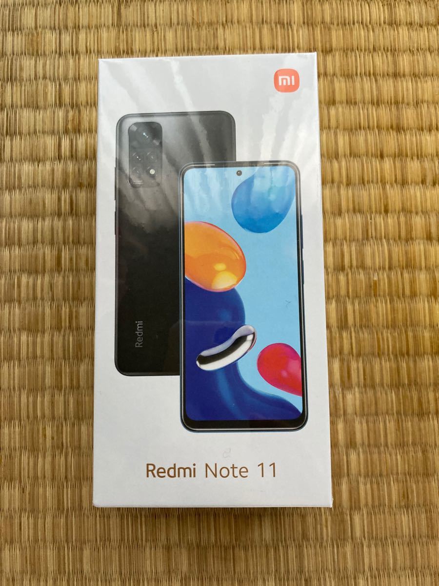 新品未開封 Xiaomi Redmi Note 11 Twilight Blue 4GB RAM 64GB ROM