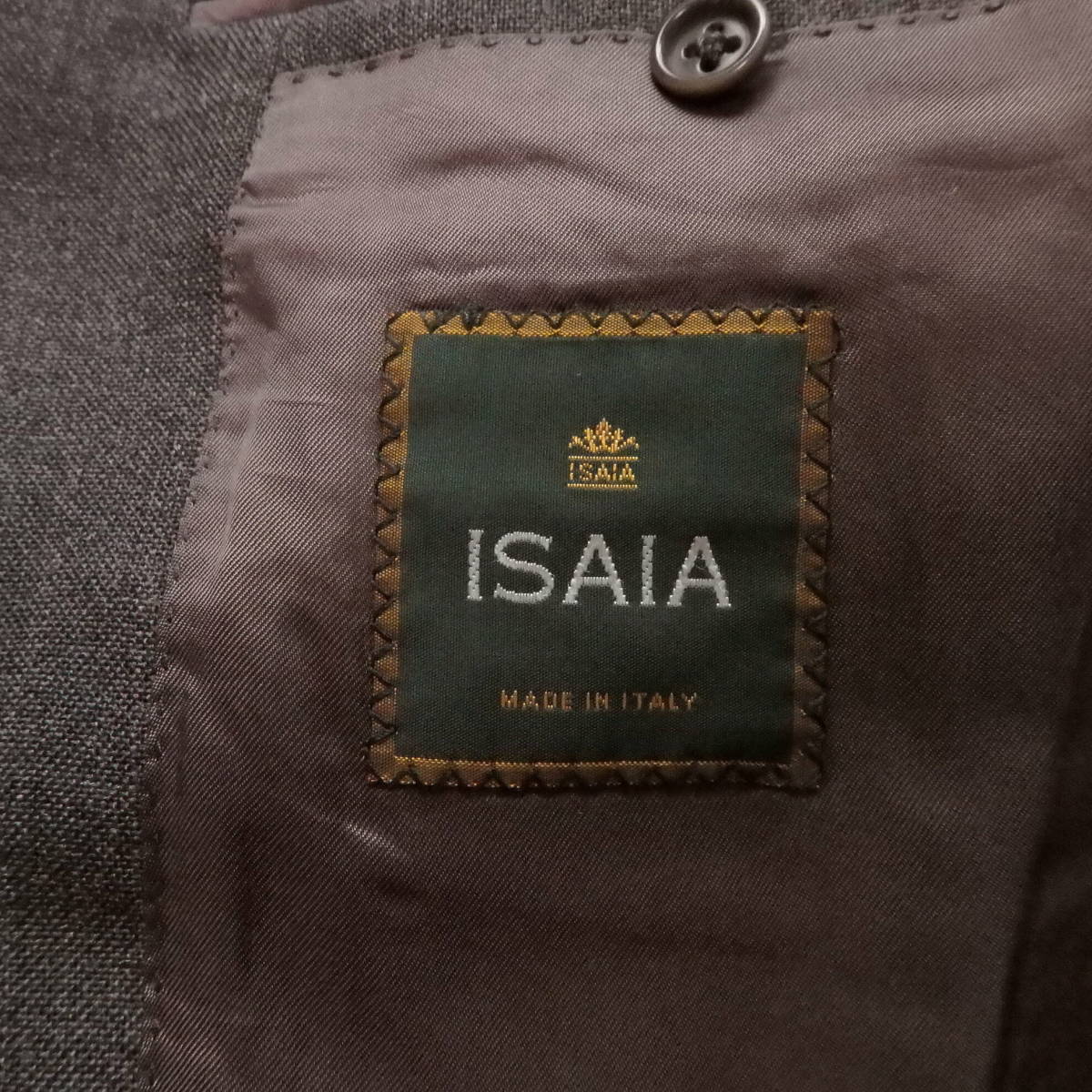 好評受付中 ハイグレードIsaia イタリア製 EU44 グレースーツ Belvest