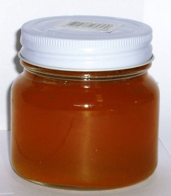 信州産　令和4年度産　天然純正蜂蜜（リンゴ蜜　小瓶）300ｇ(2)_画像1