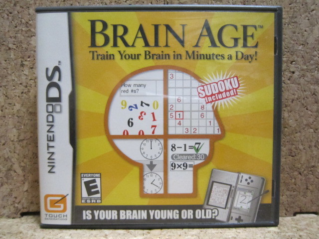 C226　海外版　北米版　BRAIN AGE　脳を鍛える大人のDSトレーニング　4本まで同梱可_画像1