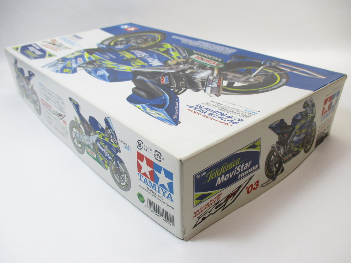 ★TAMIYA★タミヤ★1/12 Telefonica Movistar Honda RC211V '03★テレフォニカ モビスター ホンダ★[S・ジベルノー・加藤大治郎・清成龍一]_画像4