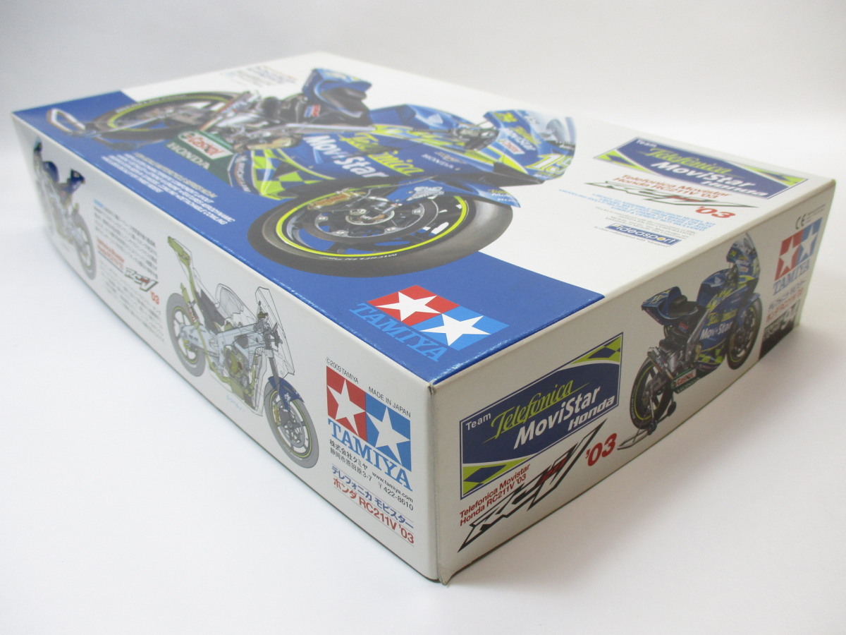 ★TAMIYA★タミヤ★1/12 Telefonica Movistar Honda RC211V '03★テレフォニカ モビスター ホンダ★[S・ジベルノー・加藤大治郎・清成龍一]_画像2