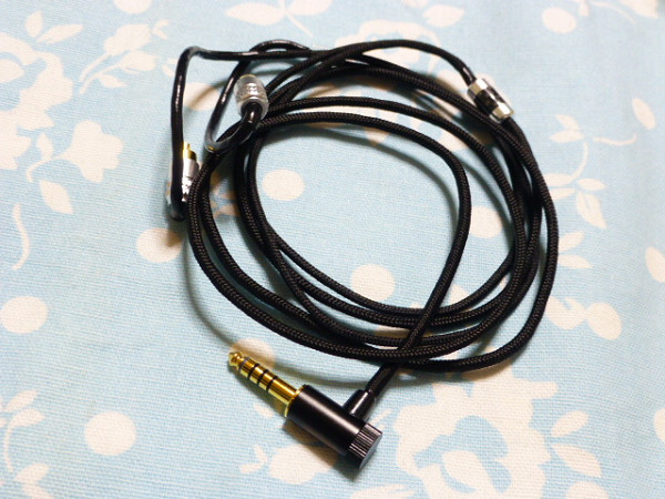 SONY IER-Z1R 用ケーブル 8N-ofc 四芯構成 4.4mm5極 L字コネクタ IER-M7 IER-M9 Fiio M15 ZX507 Cayin N8 R2R2000 ZEN DAC