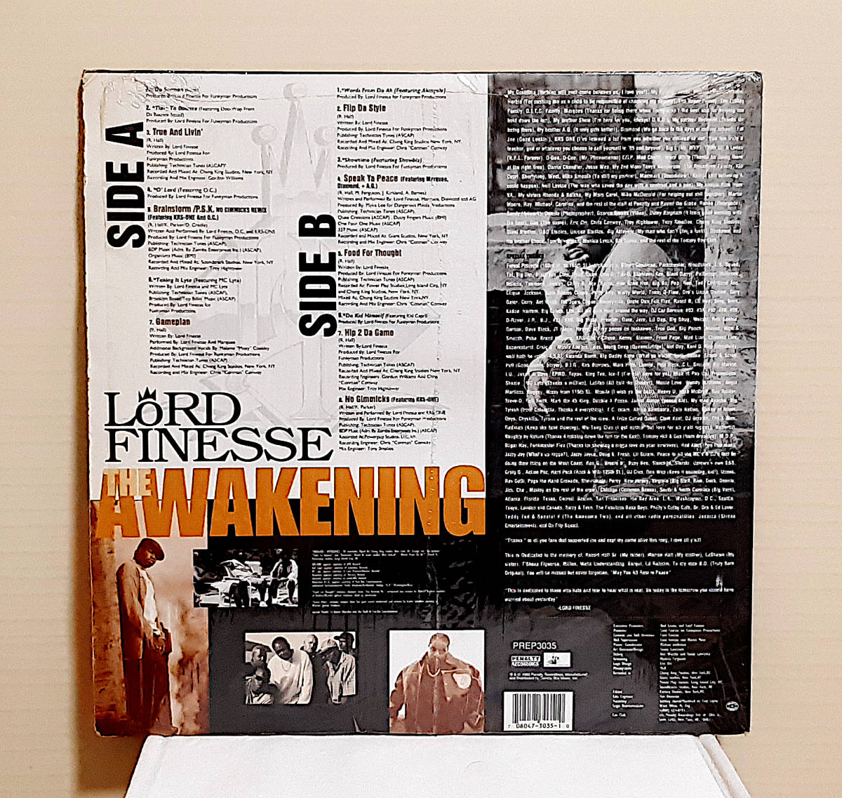 即決送料無料【USオリ盤2LPレコード】Lord Finesse The Awakening (1995年) PREP3035 / ロード・フィネス 3rd Album ヒップホップ名盤