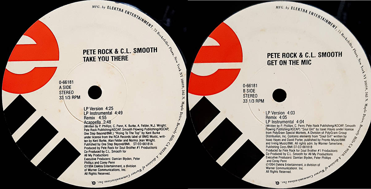 即決送料無料【レコード 3枚まとめセット】Pete Rock & CL Smooth / TAKE YOU THERE / ALL SOULED OUT / Lots Of Lovin / ヒップホップ