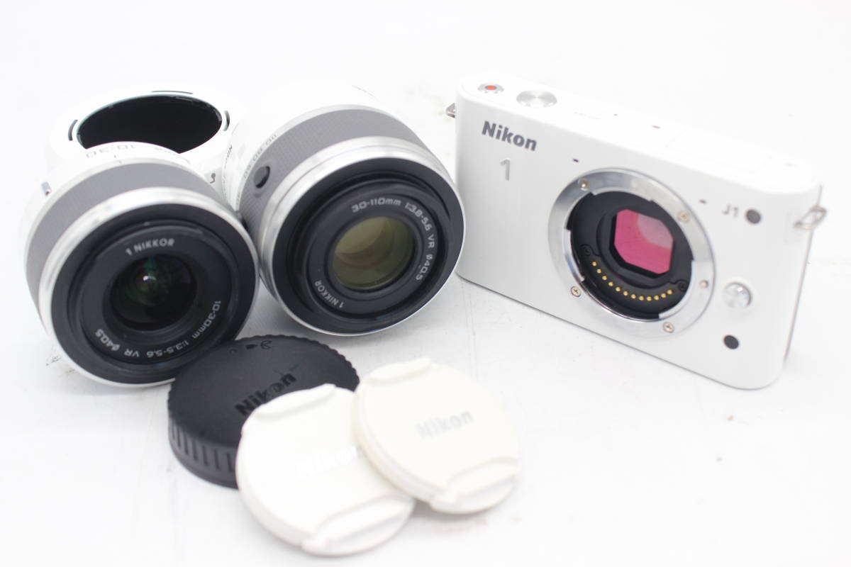 ★良品★ ニコン Nikon 1 J1 NIKKOR 10-30mm F3.5-5.6 / 30-110mm F3.8-5.6 ミラーレス一眼 M1550_画像1